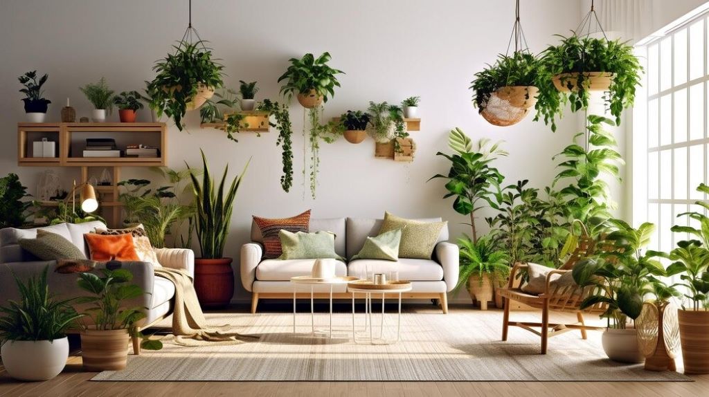 What lifestyle changes complement green decor?