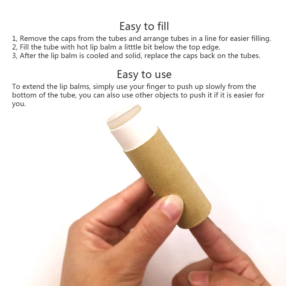 cardboard tube deodorant application