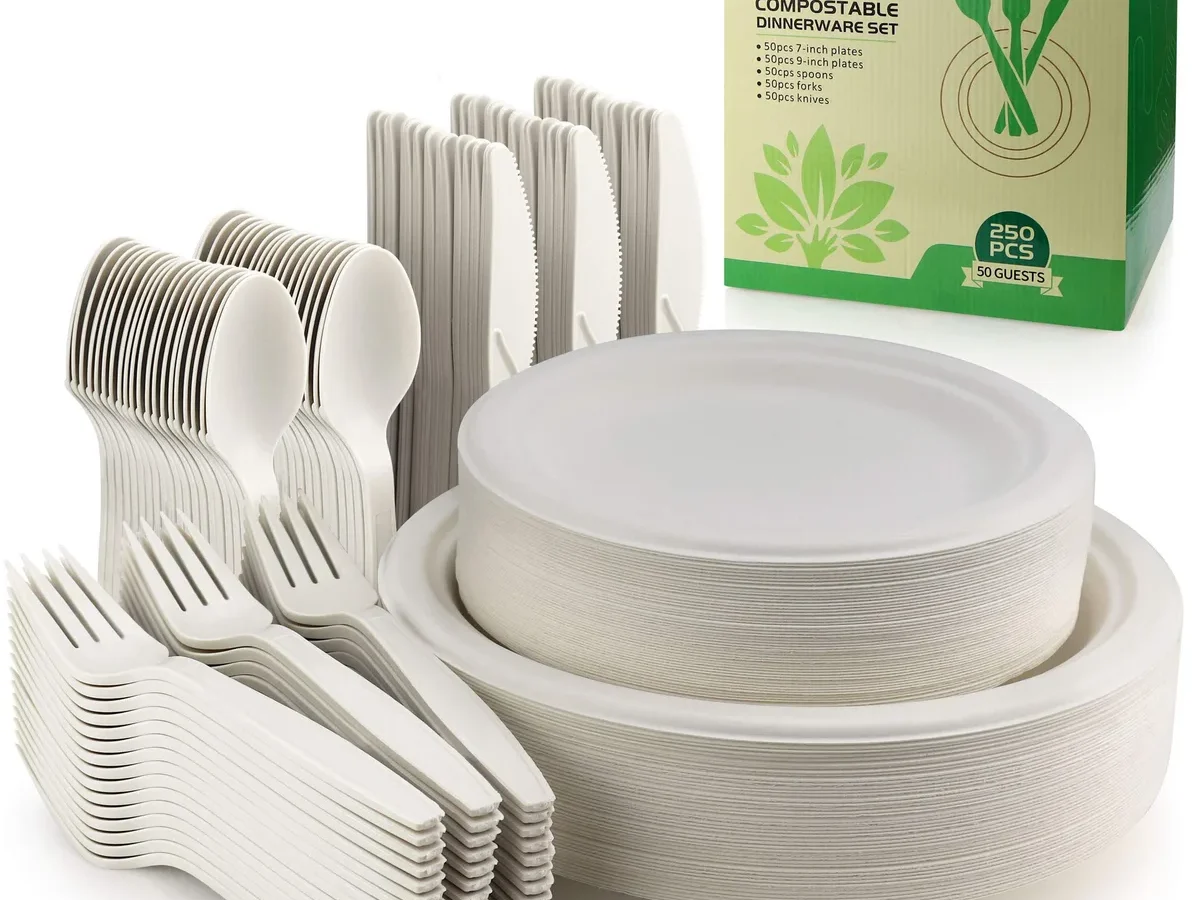 compostable party plates disposal