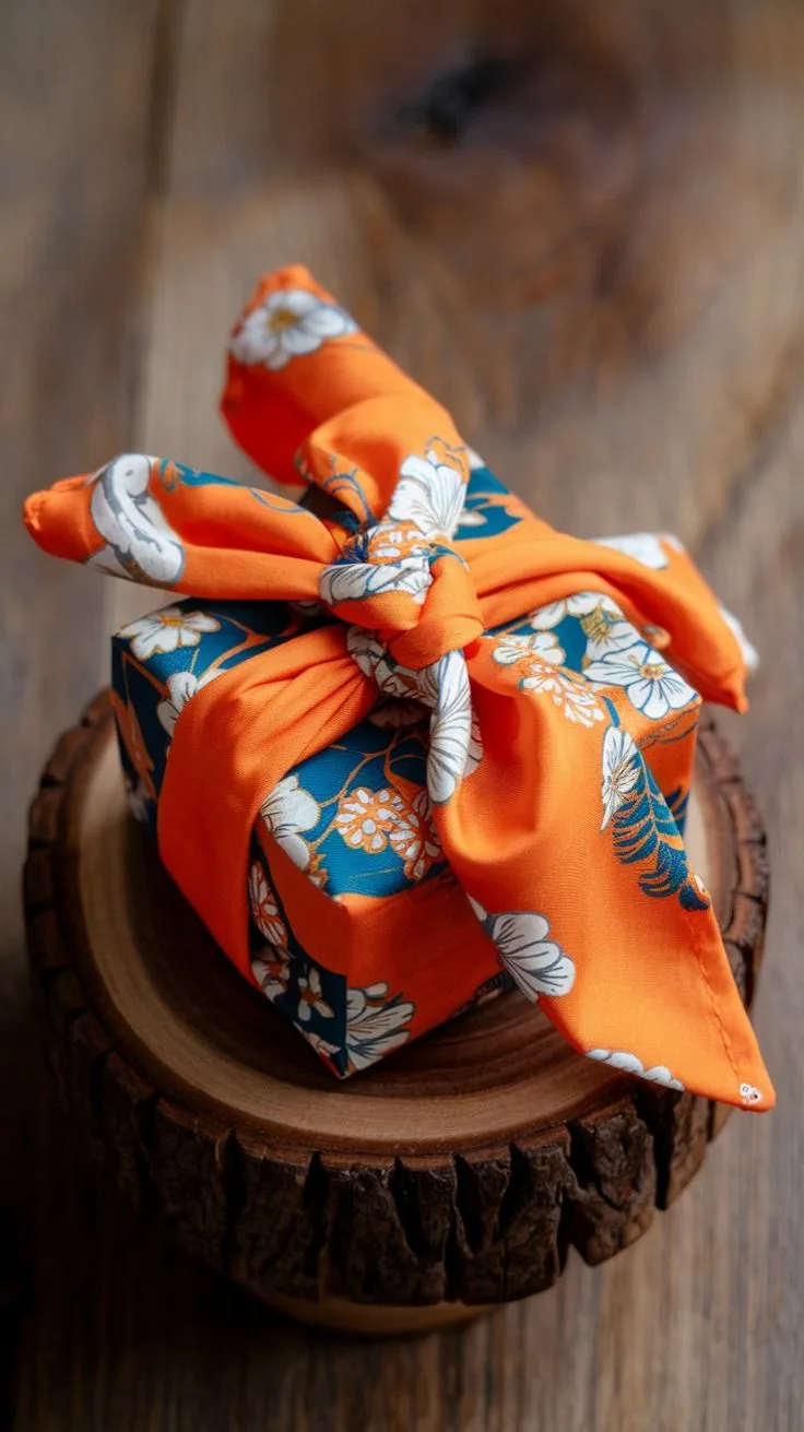 Furoshiki fabric wrapping