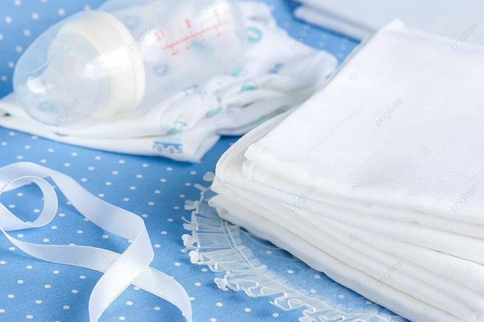 zero waste baby essentials flat lay